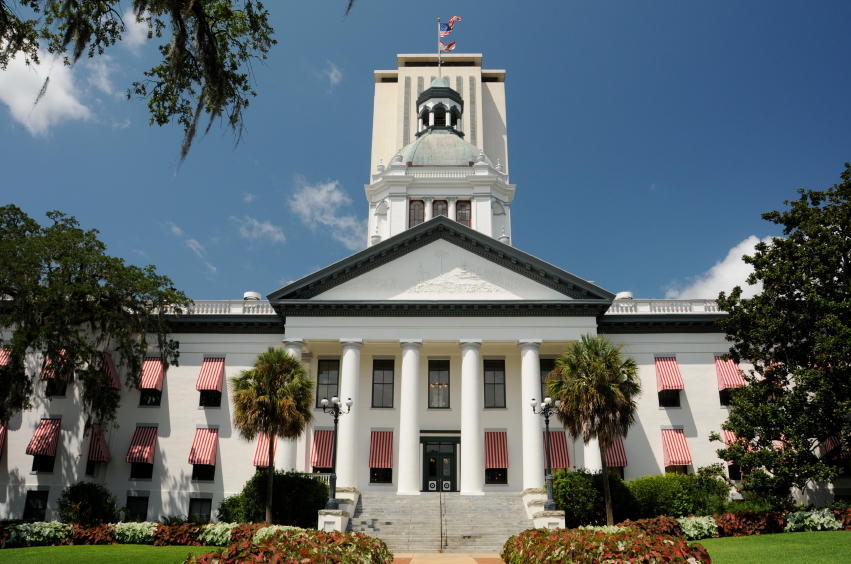 Florida State Capitol building in Tallahassee